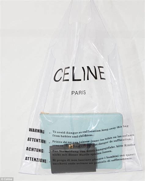 celine plastic bag buy online